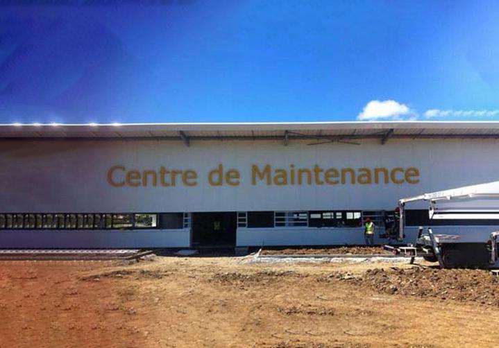 Lettres reliefs aluminium laqué