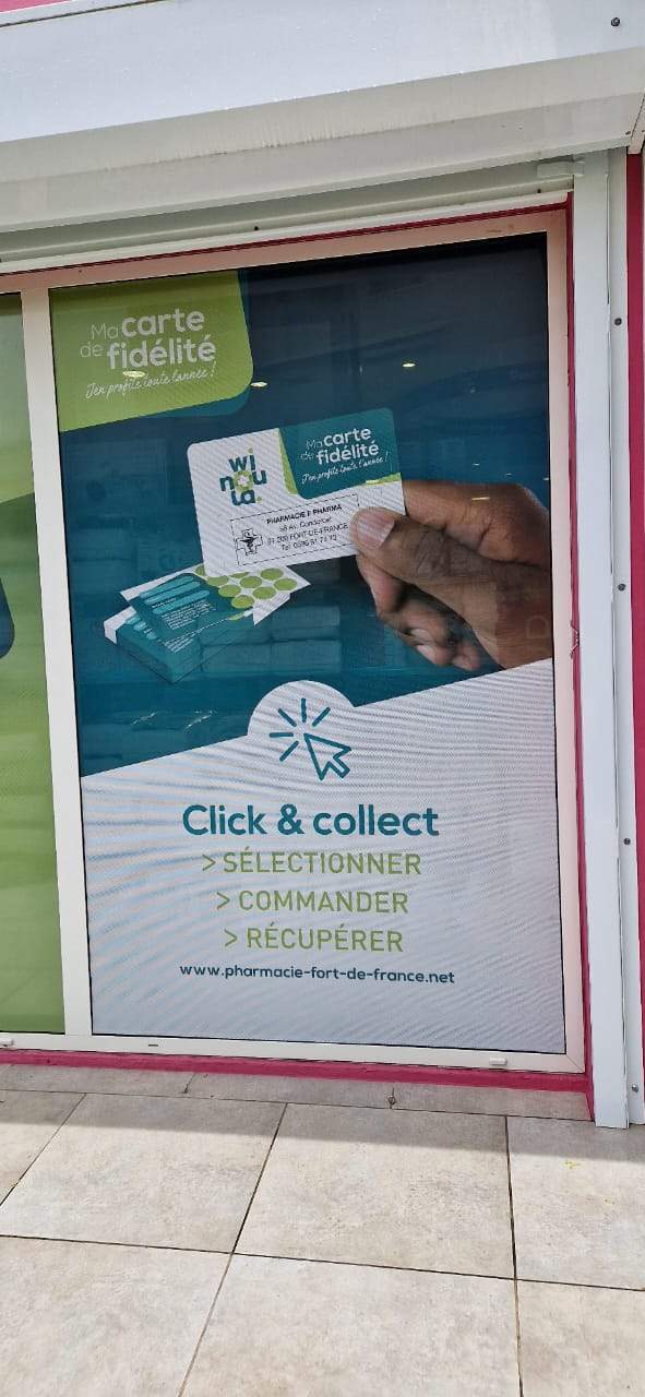 Réaliser vitrophanie Martinique